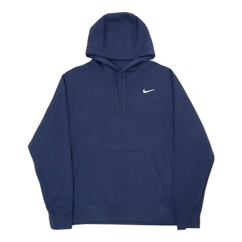 PRICES MAY VARY. Standard fit for a relaxed, easy feel Hood with adjustable drawcord Elastic cuffs and hem provide a snug fit. Premium brushed-back fleece interior feels soft and warm. NIKE CLUB FLEECE PULLOVER HOODIE 23S Nike Sportswear Mens, Nike Fleece, Nike Fashion, Blue Nike, Nike Hoodie, Pullover Designs, Mens Sportswear, Pullover Men, Nike Shirts