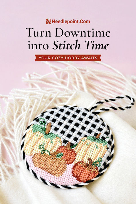 Curl up with a cozy new hobby. Needlepoint offers relaxation and beauty in every stitch. Browse beginner-friendly kits, canvases, and designs to get started. Needlepoint Kits Canvases, Elizabeth Bradley, Needlepoint Kits, Cross Stitch Patterns Free, New Hobbies, Plastic Canvas, Cross Stitch Embroidery, Embroidery Stitches, Needlepoint