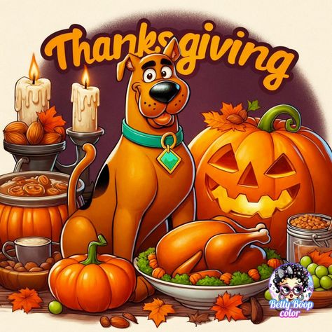 Scooby Doo Thanksgiving Wallpaper, Scooby Doo Thanksgiving, Cute Scooby Doo, Scooby Doo Cartoon, Nostalgic Cartoon, Where R U, Thanksgiving Wallpapers, Scooby Doo Pictures, Scooby Doo Images