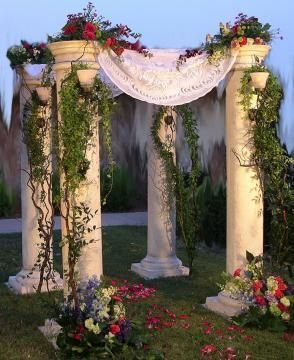 Chuppah Decorations, Goddess Party Theme, Greek Party Decorations, Walkway Wedding, Greece Theme, Greek Wedding Theme, Greek Party Theme, Greece Party, Greek Party