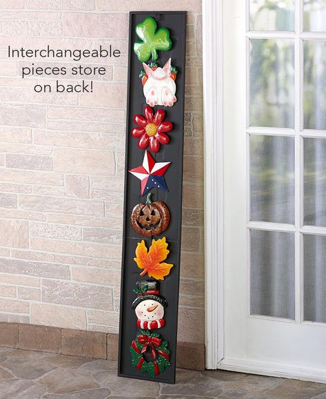 Interchangeable Welcome Sign, Outdoor Welcome Sign, Wooden Welcome Signs, Front Porch Signs, Patio Wall, Tabletop Signs, Lakeside Collection, Snowman Wreath, Front Porch Decorating