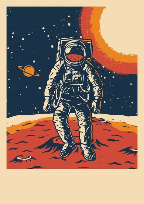 Space research vintage poster | Premium Vector #Freepik #vector #logo #pattern #poster #vintage Retro Space Posters, Space Travel Posters, Sejarah Kuno, Art Spatial, Wallpaper Ipad, Seni 3d, Space Poster, Xiamen, On The Moon