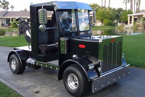 Golf Cart Bodies for Sale | present our second classybilt golf cart a replica of a peterbilt semi ... Golf Cart Body Kits, Golf Cart Bodies, Yamaha Golf Carts, Custom Golf Carts, Golf Carts For Sale, Golf Cart Batteries, Golf Cart Accessories, Golf Drivers, Go Carts