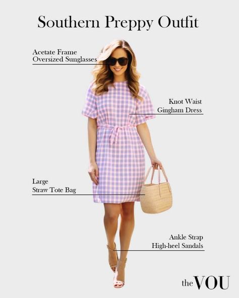 Southern Charm Outfits, Sims Personality, Southern Preppy Outfits, Preppy Summer Outfit, Southern Style Outfits, Casual Teacher Outfit, Ingenue Essence, Southern Preppy Style, Southern Belle Style