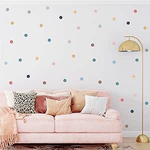 Polka Dot Wall Decal Stickers for Kids Nursery Bedroom Removable Colorful Dot Wall Stickers for Baby Girls Boys Room Decorations Confetti Wall, Nursery Classroom, Classroom Interior, Classroom Wall Decor, Polka Dot Wall Decals, Polka Dot Walls, Fabric Wall Decals, Stickers For Kids, Toddler Bedrooms