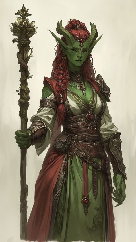 Forest Tiefling, Tiefling Druid Female, D&d Character Design, Dnd Druid, Dungeons And Dragons Game, Dungeons And Dragons Characters, Dnd Art, D&d Dungeons And Dragons, Exploring The World