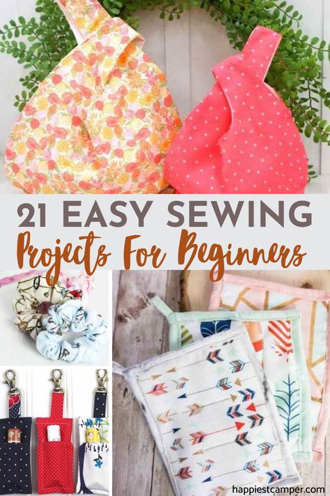 It’s So Easy Sewing, Absolute Beginner Sewing Projects, What Can I Sew To Sell, 1 Hour Sewing Projects Simple, Group Sewing Projects, Beginner Hand Sewing Projects Easy, My First Sewing Project, Step By Step Sewing For Beginners, Simple Sewn Gifts