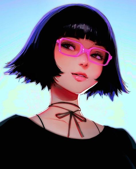 Ilya Kuvshinov - Jul 2022 Kuvshinov Ilya, Ilya Kuvshinov, Art Style Challenge, Cyberpunk Anime, Arte Cyberpunk, Black Clover Anime, Illustration Girl, Epic Art, Character Design References