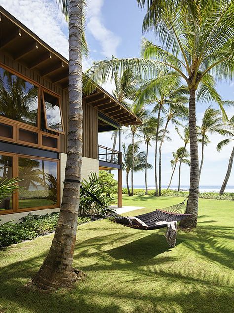 10 architectural landscapes & outdoor spaces we liked this week | News | Archinect Family Beach House, Marine Landscape, Stone Interior, Casa Patio, Beach Retreat, Large Yard, Timber Cladding, Kauai Hawaii, Hawaiian Beaches