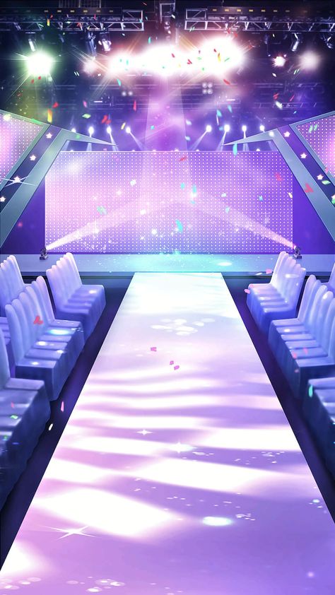 Catwalk Background, Zepeto Stage Background, Zepeto House Background, Pink In Concert, Ramp Walk, Concert Lights, Concert Stage Design, Live Backgrounds, School Frame