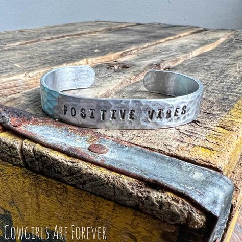 Hand stamped metal