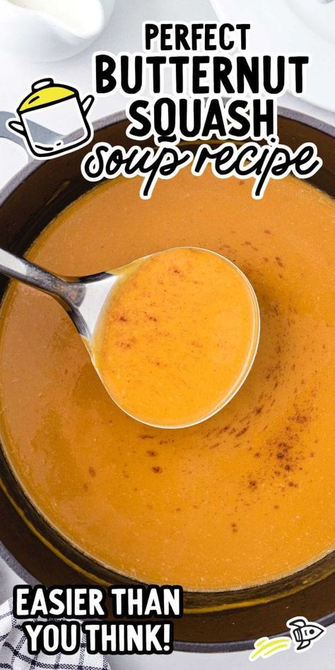 Squash Recipes Butternut Soup, Wyse Guide Butternut Squash Soup, Best Butternut Soup Recipe, Recipe Butternut Squash Soup, Butternut Squash Bisque Crockpot, Dutch Oven Butternut Squash Soup, Spiced Butternut Squash Soup, Homemade Squash Soup, Burrernut Squash Recipes