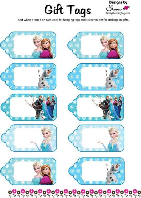 Frozen gift tags (free printable)  free, Frozen, gift, printable, Tags #Free, #Frozen, #Gift, #Printable, #Tags #cartoon #coloring #pages Frozen Gifts, Frozen Tags, Frozen Printables, Frozen Bday Party, Disney Frozen Party, Frozen Christmas, Frozen Themed Birthday Party, Frozen Theme Party, Disney Frozen Olaf