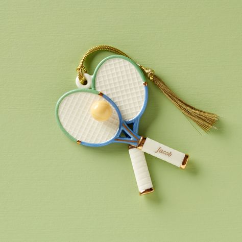 Personalized Tennis Ornament Tennis Gifts For Women, Chanel Tennis, Tennis Crafts, Digi Camera, Tennis Ornament, Tennis Ideas, Tennis Christmas, Tennis Birthday, Tennis Art