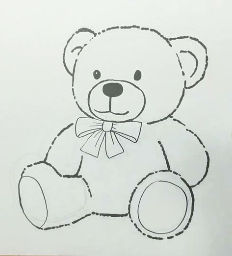 tut: https://youtu.be/vLNcoigS70c Chibi Outline, 2025 Journal, Teddy Bear Drawing, Bow Drawing, Pencil Sketchbook, Bear Drawing, Baby Shark, Girls Bows, Stuffed Toy