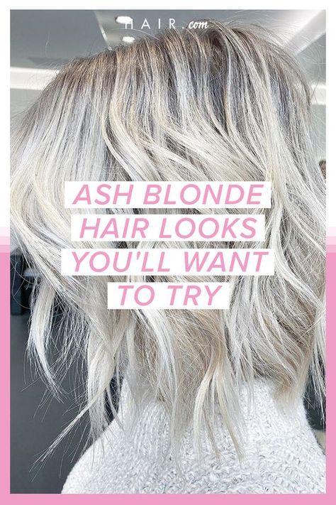 Blonde Hair For Grey Hair, Ash Blonde On Grey Hair, White Blonde Grey Hair, Ash Icy Blonde Balayage, Blonde To Blend Gray Hair, Platinum Blonde And Grey Hair, Silver Blonde Hair Balayage Platinum, Cool Grey Hair Women, Shoulder Length Silver Blonde Hair