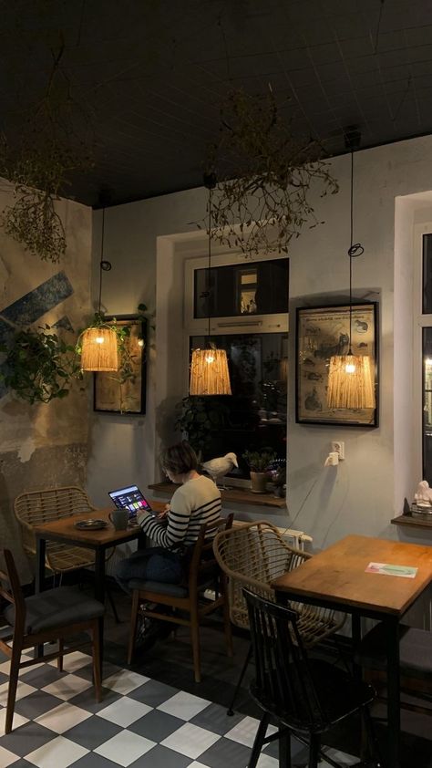 Ideas For Cafe Interiors, Cafe Aesthetic Interior Design Cozy, Shop Coffee Design, Coffee Room Aesthetic, All Day Breakfast Cafe Design, Calm Coffee Shop, Aesthetic Shops Interior, Cafe Interior Design Small Cozy, Japanese Coffee Shop Aesthetic