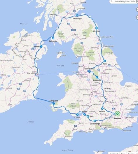 2 Weeks in the UK–my Perfect UK Trip Itinerary - Finding the Universe Uk Travel Itinerary, Road Trip Uk, Uk Map, Road Trip Map, Uk Trip, British Seaside, Ireland Trip, Capital Cities, Uk Holidays