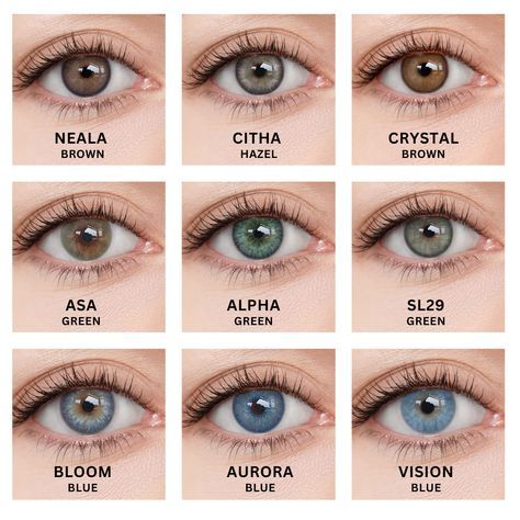 Your next eye color inspiration for the 𝑺𝒑𝒓𝒊𝒏𝒈 𝑽𝑰𝑩𝑬𝑺 🍀💚⁠ ⁠Which is your fave? I'd say all. 😍⁠ ⁠ 𝐅𝐢𝐧𝐝 𝐦𝐨𝐫𝐞 𝐢𝐧𝐬𝐩𝐢𝐫𝐚𝐭𝐢𝐨𝐧 𝐯𝐢𝐚 𝐥𝐢𝐧𝐤 𝐢𝐧 𝐛𝐢𝐨⁠ ----------⁠ #naturallens #springmakeup #coloredcontacts #coloredlenses Almond Eye Makeup, Eye Lens Colour, Fall Makeup Trend, Beautiful Eyes Color, Wedding Makeup Tutorial, Bridal Eye Makeup, Eye Lens, How To Apply Blush, Natural Eyeshadow