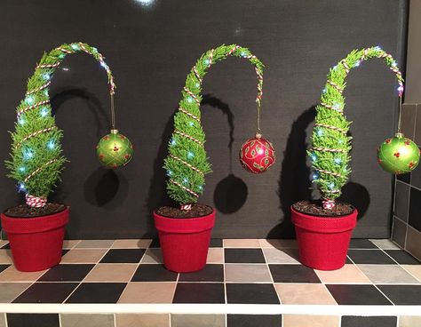 Grinch Christmas Decorating Ideas - Grinch Christmas Trees Table Top Grinch Christmas Tree, Grinch’s Lair Decorations, Grinch Fireplace Decorations, Grinch Day Decorations, Small Grinch Trees Ideas, Grinch Mantle Ideas, Classy Grinch Decor, Grinch Fireplace Decor, Grinch Mantle Decor