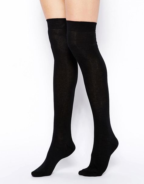 Over Knee Socks, Cotton Lingerie, Over The Knee Socks, Stocking Tights, Thigh High Socks, Black Socks, Fashion Wishlist, Womens Tights, Knee Socks