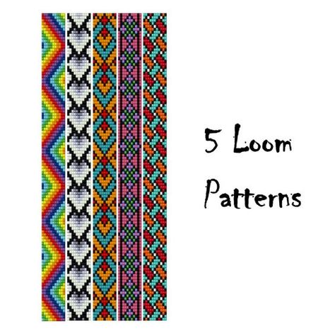 5 Loom Bead Patterns Bracelet, Ethnic Seed Beading Patterns, - Inspire  D1D #BeadingPatterns #BeadPatternIdeas #PerlerBeadPatternsIdeas #SimplePerlerBeadPatternsIdeas Simple Bead Loom Patterns, Free Native Beading Patterns, Seed Bead Patterns Bracelet, Seed Beading Patterns, Bead Loom Designs Free Pattern, Beaded Loom Patterns, Seed Bead Loom Patterns Free, Bead Patterns Bracelet, Bead Loom Bracelets Patterns