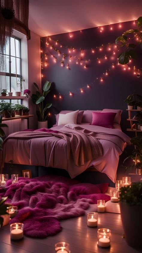 Pink Bedroom Decor, Pink Bedrooms, Cozy Room Decor, Apartment Decor Inspiration, Dream Room Inspiration, Room Makeover Bedroom, Room Inspiration Bedroom, Bedroom Aesthetic, Aesthetic Bedroom