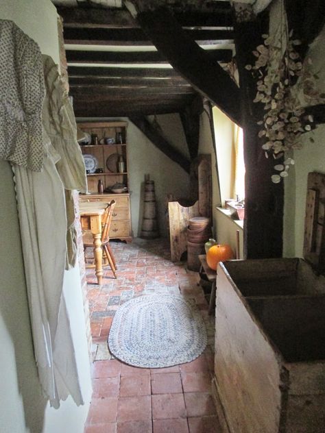 Remembering The Old Ways -my friend michelle's beautiful cottage 1800s Cottage Aesthetic, 1800s Cottage Interior, 1700 Cottage Interior, Country Cottage Ideas, Remembering The Old Ways, Bavarian Cottage Interior, Thatched Cottage Interior, 1700s Cottage, Old Cottage Aesthetic