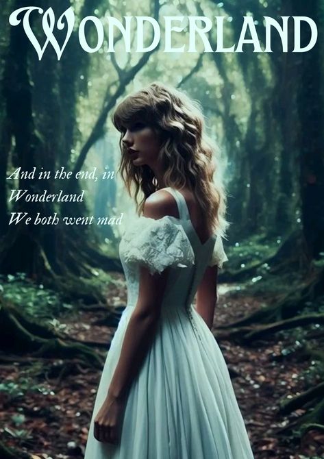 Wonderland Taylor Swift, All Taylor Swift Songs, Estilo Taylor Swift, Taylor Swift Music, Taylor Swift Posters, Taylor Swift Funny, Taylor Swift 1989, Taylor Swift Album, Taylor Swift Wallpaper