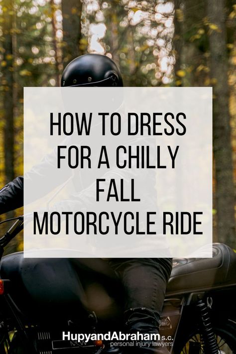 During the cold fall months, a lot of motorcycle riders will put their bikes into storage until the springtime. Though many riders wait until spring to hop on their bikes again, a lot of us plan on riding as long as we can, even if it’s really cold outside. If you plan on riding in the chilly fall weather, it’s important to dress properly and wear the right gear to stay safe and avoid injury from the cold. What To Wear On Motorcycle Ride, Winter Motorcycle Outfit, Fall Motorcycle Riding Outfits, Outfits For Motorcycle Ride For Women, What To Wear On A Motorcycle Ride Women, Motorcycle Riding Quotes, Motorcycle Riding Outfits, Motorcycle Riding Gear, Riding Quotes