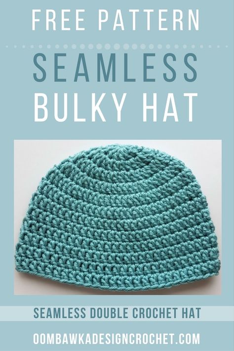 Last year I wrote a pattern which included how you can make one of my double crochet hats 'seamless' in a simple way. Since that time I have received a number of email requests asking me for the seamless version of my Basic Bulky Beanie pattern. I decided to make it easier for all of us I'd write the original pattern out again, using my seamless method. This way you have a pattern to reference for each size instead of needing to scroll through all the comments on the original post looking for my Double Crochet Hat Pattern, Double Crochet Hat, Bulky Yarn Crochet, Chunky Yarn Crochet, Crochet Newborn Hat, Crocheted Beanie, Crochet Baby Beanie, Hat Patterns Free, Yarn Hats