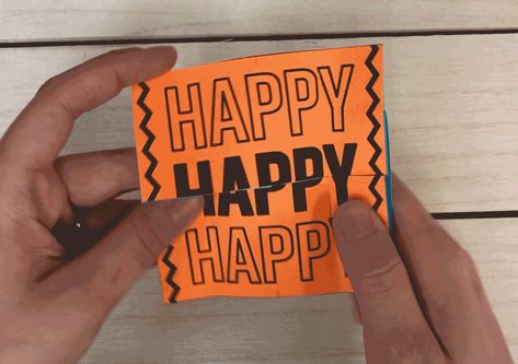 How To Make A Never Ending Card, Never Ending Card Ideas Birthday, Never Ending Birthday Card, Infinity Folding Card, Foldable Birthday Cards Free Printable, Infinity Card Ideas, Never Ending Cards, Never Ending Card Tutorial, Infinity Cards Tutorial