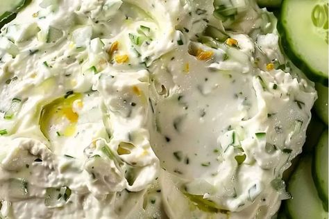 Cucumber Cream Cheese Spread Cucumber Dill Cream Cheese Spread, Dill Cream Cheese Spread, Dill Cream Cheese, Cucumber Cream Cheese, Cream Cheese Spread Recipes, Cheese Spread Recipes, Cream Cheese Spread, Cucumber Dill, Game Snacks