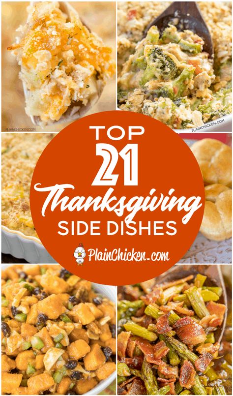 Thanksgiving Dinner Sides, Thanksgiving Side Dish Recipes, Best Thanksgiving Side Dishes, Thanksgiving Food Sides, Best Thanksgiving Recipes, Thanksgiving Side Dish, Plain Chicken, Thanksgiving Recipes Side Dishes, Dinner Side Dishes