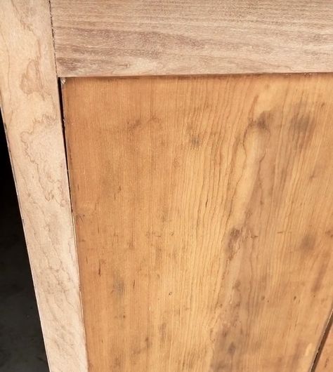 Bleaching Wood Furniture Bleaching Orange Wood, Bleaching Wood Furniture, Bleaching Furniture, Homemade Bleach, Maple Furniture, Distressed Furniture Painting, Stripping Furniture, Orange Furniture, Pine Dresser