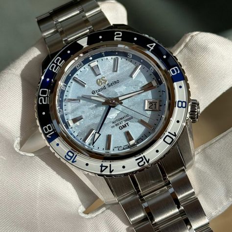 Grand Seiko SBGJ275 Sport GMT ✨ Limited Edition 2000 pieces $7,600 In Stock Now Grand Seiko Gmt, Seiko Gmt, Grand Seiko, Seiko Watches, Men's Watches, Men's Fashion, Limited Edition, Quick Saves