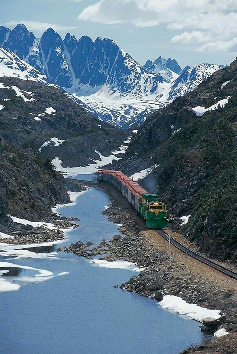 Alaska USA Skagway Alaska, Alaska Photos, North To Alaska, Yukon Territory, Alaska Usa, Canada Photography, Train Route, Alaskan Cruise, Fairy Queen