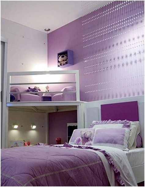 Awesome "bedroom ideas for couples" information is offered on our website. Read more and you will not be sorry you did. Lilac Bedroom, Purple Girls Bedroom, Purple Bedrooms, Purple Bedroom, Small Bedrooms, Teen Girl Bedroom, Girl Bedroom Designs, Teen Room Decor