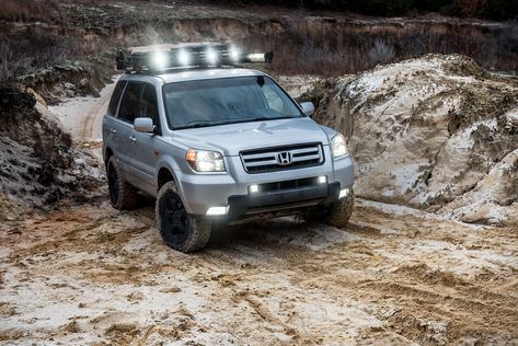 2007 Honda Pilot Off Road Build | OVERLAND BOUND COMMUNITY Honda Pilot Overland, Off Road Honda Pilot, Crv Overlander, Lifted Honda Pilot, Honda Pilot Camping, Honda Pilot Off Road, Honda Pilot Custom, Honda Offroad, Honda Crv 4x4