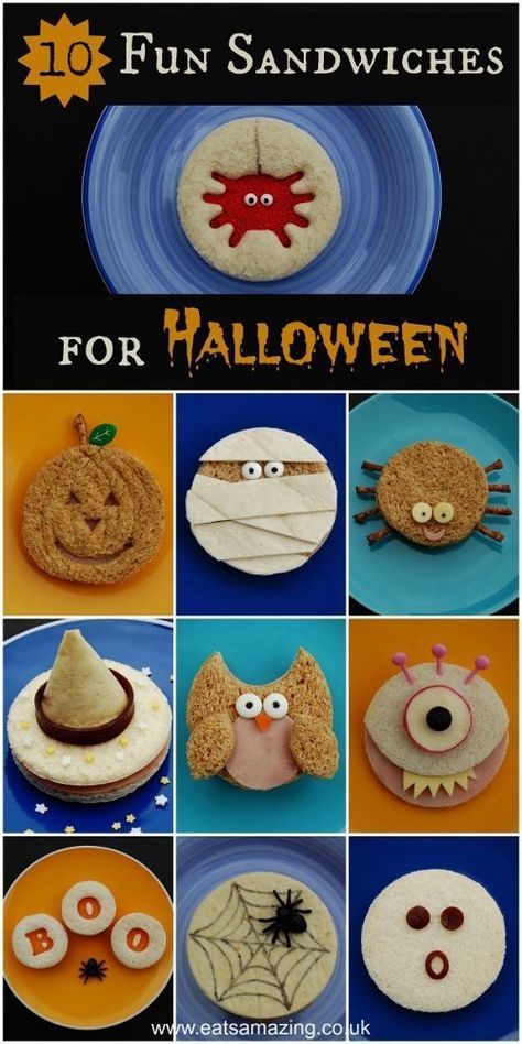 Witch Lunch Ideas, Witch Sandwiches, Halloween Sandwiches For Kids, Halloween Themed Sandwiches, Themed School Lunches, Halloween Sandwiches Parties Food, Fun Sandwich Ideas, Halloween Sandwich, Fun Sandwiches