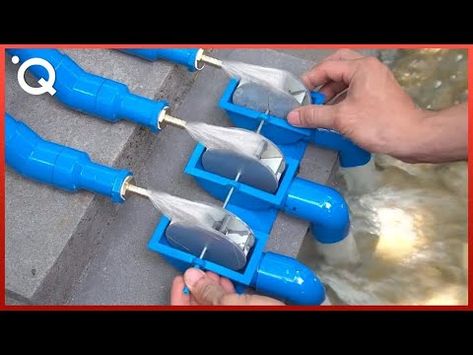 Dams have been around for millions of years, helping humanity control the resources around us. Now they are masterpieces of engineering, with the bigg..., #anotherlevel #DIY #gadgets #inventions #nextlevel #quantumtechhd #tools Check more at https://reliablecastings.biz/ingenious-diy-hydroelectric-turbine-systems-free-energy-by-mr-construction9846/ Water Turbine Generator, Tidal Power, Hydroelectric Energy, Diy Solar Power System, Diy Wind Turbine, Electronics Projects For Beginners, Water Turbine, Diy Solar Panel, Robotics Projects