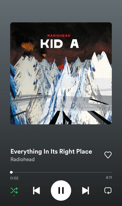 Radiohead ~ everything in its right place Radiohead Kid A, Radiohead Songs, Everything In Its Right Place, How To Disappear, Radiohead, Music Music, Save My Life, Beautiful Songs, Motion Picture