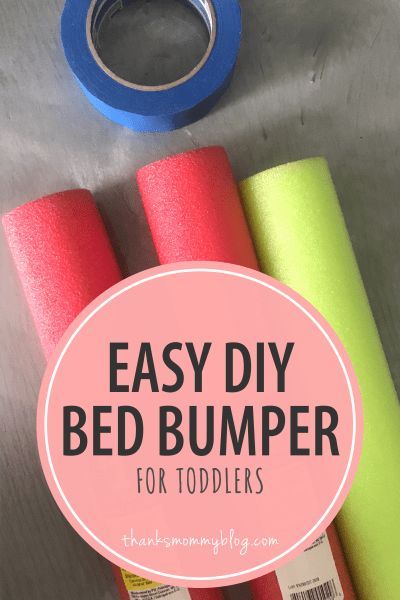 Pool Noodle Bumper Toddler Bed, Pool Noodle Crib Bumper, Pool Noodle Toddler Bed Rail, Toddler Bumpers For Bed, Diy Crib Bumper Pads, Pool Noodle Bed Bumper, Crib Bumper Ideas, Bunk Bed Railing Ideas Diy, Bed Bumpers Diy