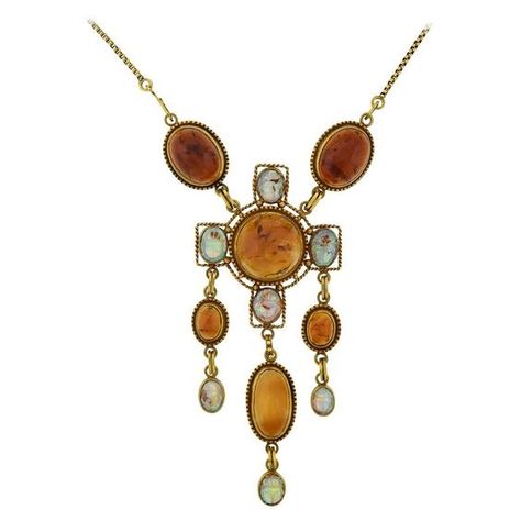 Art Nouveau Egyptian Revival Amber And Carved Opal Scarab Necklace Mummy Project, Juicy Jewelry, Scarab Necklace, Egyptian Revival Jewelry, Goddess Style, Ancient Egyptian Jewelry, Ancient Jewels, Art Nouveau Necklaces, Scarab Beetle