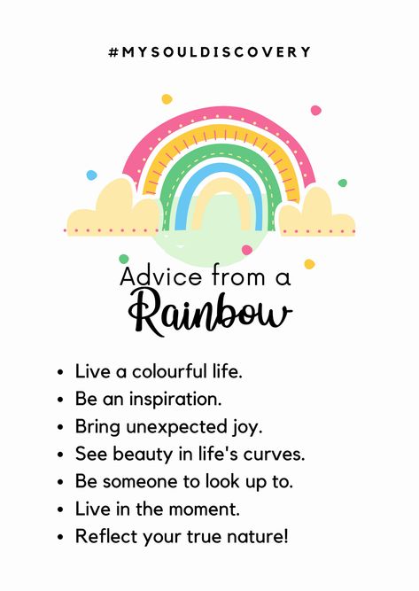 Poems About Rainbows, Rainbow Aesthetic Quotes, Rainbow Symbolism, Rainbow Sayings, Rainbow Affirmation, Messianic Prophecies, Kindergarten Quotes, Spiritual Cards, Rainbow Meaning