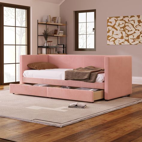 Daybed Upholstered, Sofa Bed Frame, Wood Daybed, Daybed With Storage, Upholstered Daybed, Daybed With Trundle, Beds And Headboards, Daybed Sofa, Day Bed