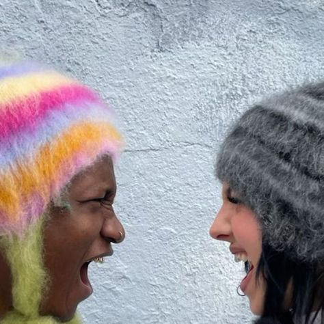 werldpiece on Instagram: "SQUARE UP!!!! I’m still stunned at the response to these lil mohair bonnets that I love so much. When I started knitting and crocheting, I NEVER thought I would be featured on @highsnobiety. Like whatttdafck" Mohair Beanie Crochet, Crochet Mohair Beanie, Mohair Crochet Hat, Mohair Crochet Projects, Mohair Bonnet, Mohair Crochet, Mohair Beanie, Mohair Hat, Knitted Bonnet