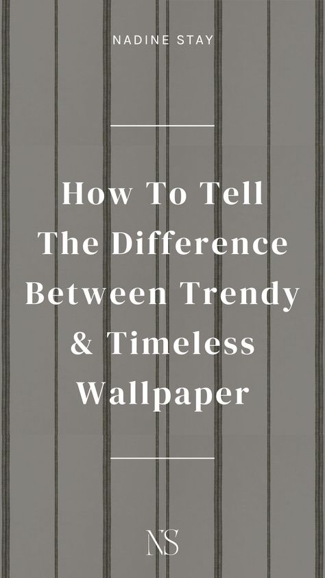 How to tell the difference between trendy vs timeless wallpaper. 9 timeless wallpapers. Trendy wallpaper patterns. How to pick wallpaper patterns that fit the style of your home. 9 timeless wallpaper patterns. #wallpaper #timelessvstrendy #timelesswallpaper #trendywallpaper Wallpaper In Office Interiors, Timeless Pattern Design, High End Wallpaper Interior Design, One Wall Wallpaper Bedroom Patterns, Living Room With Wallpaper Ideas, Traditional Modern Wallpaper, Wallpaper At End Of Hallway, Dining Room Ideas Wallpaper, Wallpaper That Goes With Agreeable Gray