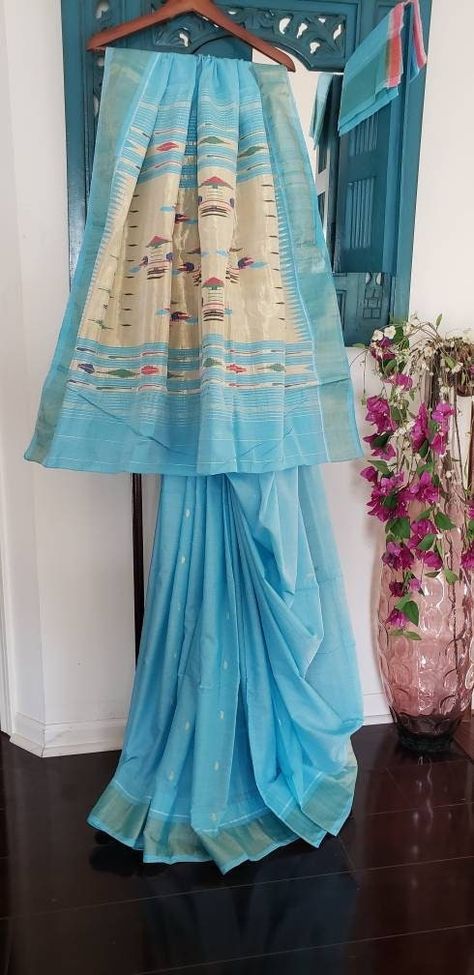 Excited to share the latest addition to my #etsy shop: Cotton Paithani Saree. Authentic made in Yeola pure cotton paithani made on Handloom with 14 peacocks in Palla ~Free Shipping https://etsy.me/3QpbdHy Cotton Paithani Saree, Paithani Saree, Western Outfits Women, Metallic Yarn, Peacock Design, Saree Look, Peacocks, Beautiful Saree, Square Design