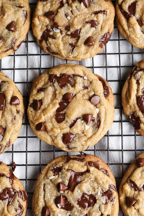 Salty Chocolate Chip Cookies, Best Chocolate Chip Cookies Ever, Salted Chocolate Chip Cookies, Brown Butter Cookies, Brown Butter Chocolate Chip, The Best Chocolate Chip Cookies, Brown Butter Chocolate Chip Cookies, Best Chocolate Chip Cookies Recipe, Best Chocolate Chip Cookies